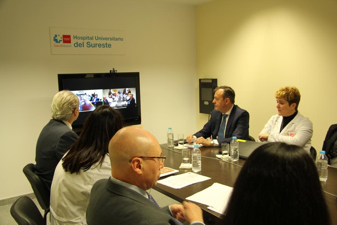 El hospital y la residencia de Arganda del Rey, conectados por videoconsulta 