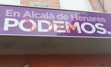 Atacan la sede de Podemos en Alcalá de Henares
