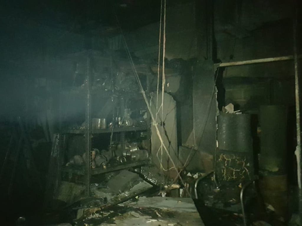 Desalojan el Balneario de Trillo, en Guadalajara, por un incendio 