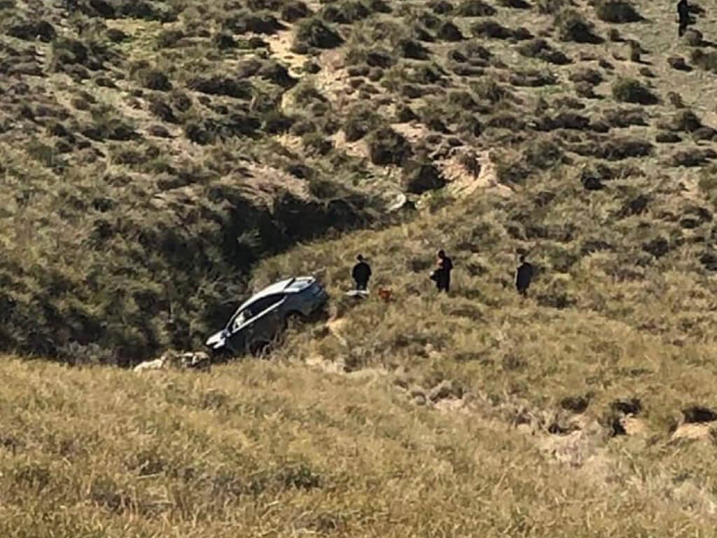 Herido un conductor tras despeñarse en el Cerro del Viso 