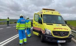 Herido grave un ciclista tras ser atropellado por un camión en la M-410