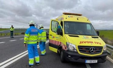 Herido grave un ciclista tras ser atropellado por un camión en la M-410