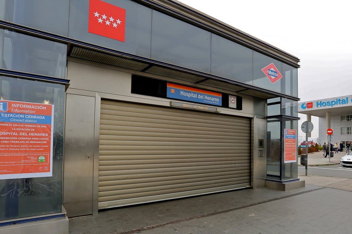 Metro de Madrid desvela los motivos del cierre de una estación en Coslada