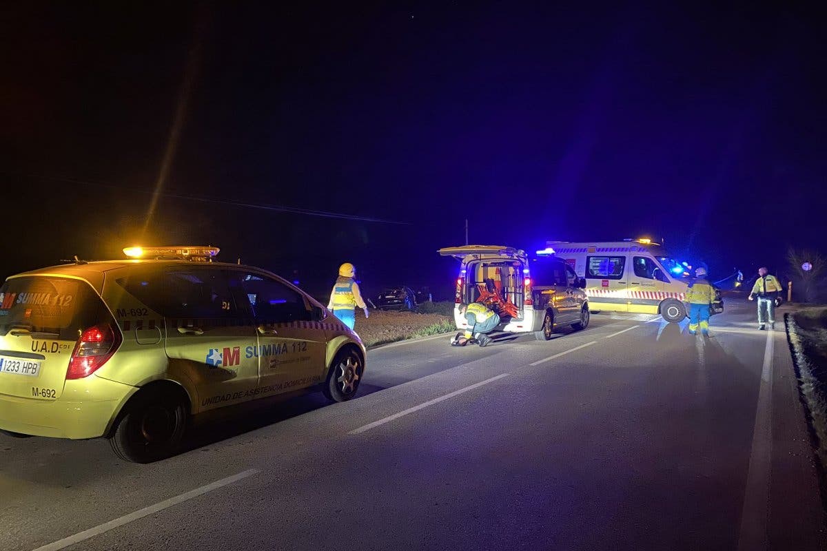 Herida muy grave una niña de tres meses en un accidente en la M-320