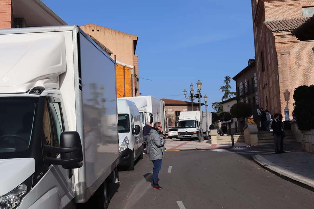 Santiago Segura graba su próxima película en Cabanillas del Campo