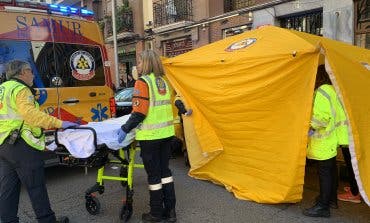 Herida grave una mujer tras ser atropellada en Madrid por una moto
