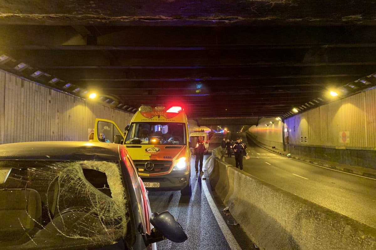 Muere un motorista de 36 años en el túnel de Doctor Esquerdo