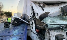 Dos heridos, uno grave, en un aparatoso accidente en la M-40