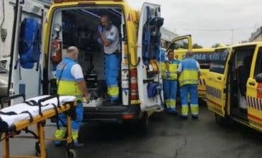 Herido muy grave un trabajador al caer desde seis metros de altura en Alcobendas