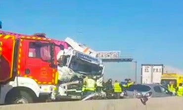 Tres heridos en un accidente en la A-2, en Alcalá de Henares