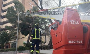 Los Bomberos realizan casi 500 intervenciones por el viento en la Comunidad de Madrid
