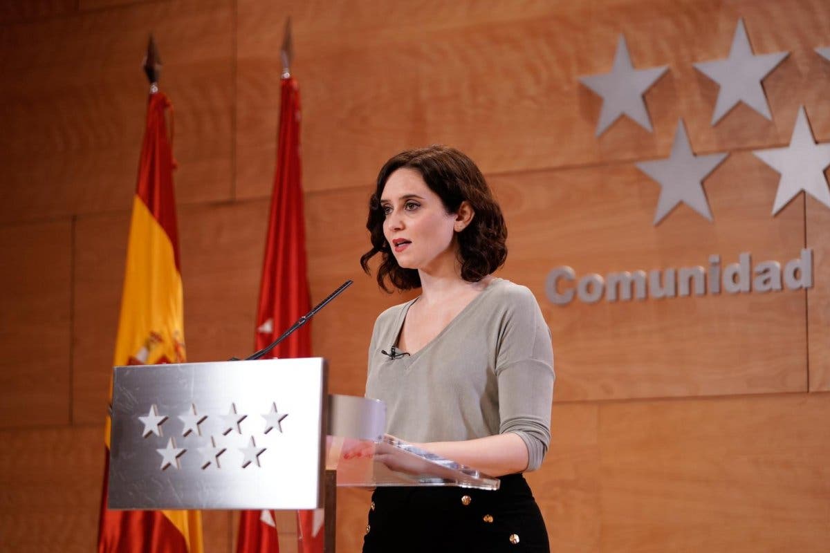 Ayuso prevé un «repunte elevado» de casos de coronavirus en Madrid