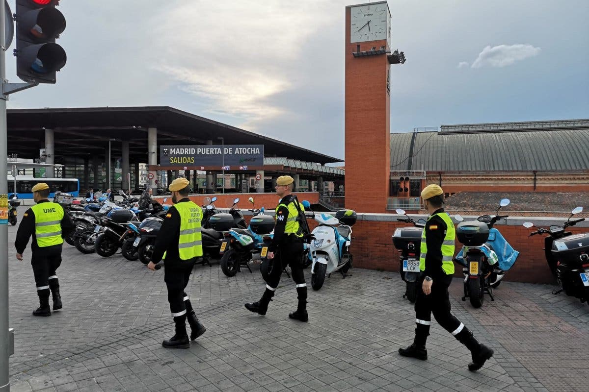 La UME comienza a desplegarse por Torrejón de Ardoz y otras zonas de Madrid