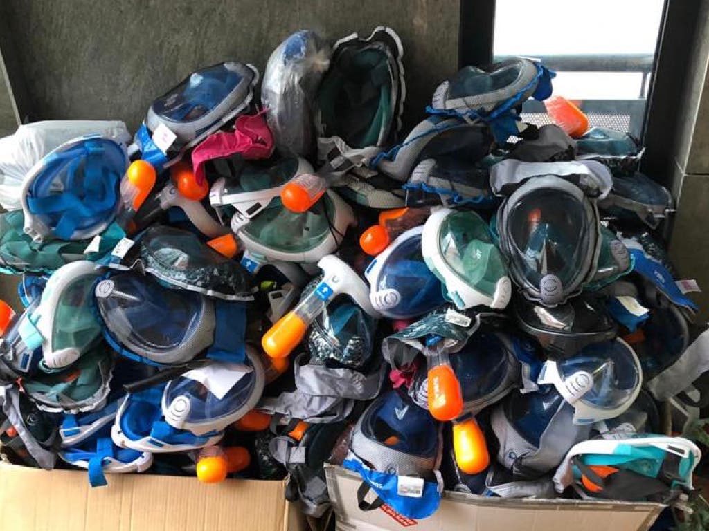 Paracuellos logra reunir 180 máscaras de Decathlon para el Hospital de Torrejón