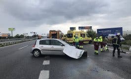 Un guardia civil y un operario de carreteras, arrollados por un coche en la M-503