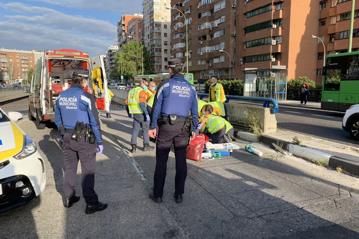 Herido grave un joven tras ser atropellado en Madrid