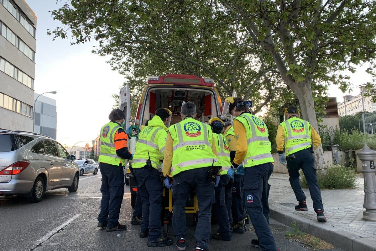 Un motorista muerto y otro muy grave en dos accidentes en Madrid