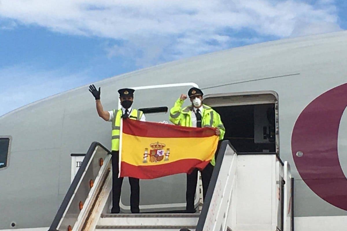 Aterriza en Madrid el segundo avión de Ayuso con 82 toneladas de material sanitario