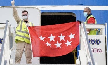 Aterriza en Madrid un cuarto avión de Ayuso con 79 toneladas de material sanitario