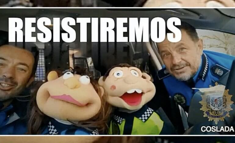 La Policía de Coslada felicita a los niños por su responsabilidad durante el confinamiento