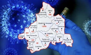 El mapa del coronavirus en el Corredor del Henares