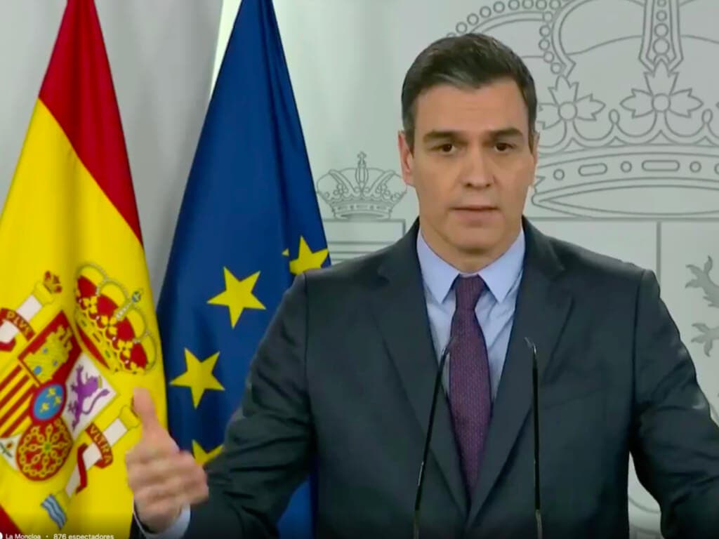 Sánchez anuncia una segunda prórroga del estado de alarma hasta el 26 de abril