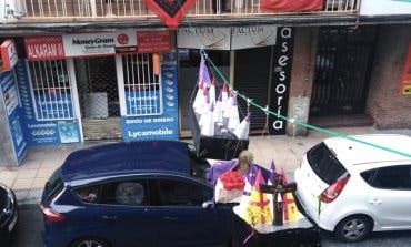 Una procesión en los balcones de San Fernando de Henares