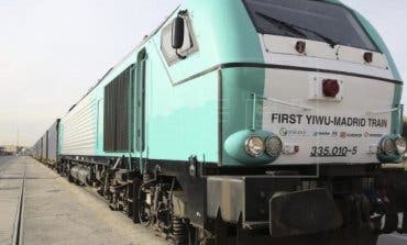 Llega a Madrid un tren de China cargado de material sanitario 