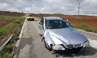 Herida una joven en Algete tras dar varias vueltas de campana con el coche