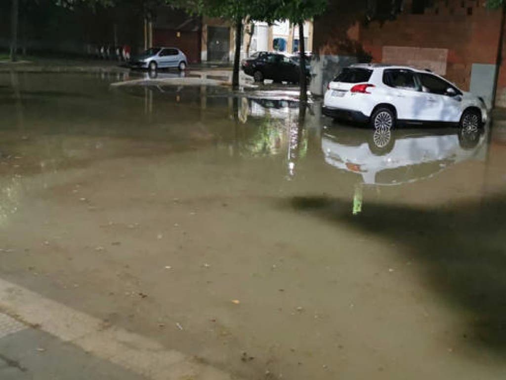 Inundaciones y apagón en Azuqueca de Henares por la tormenta