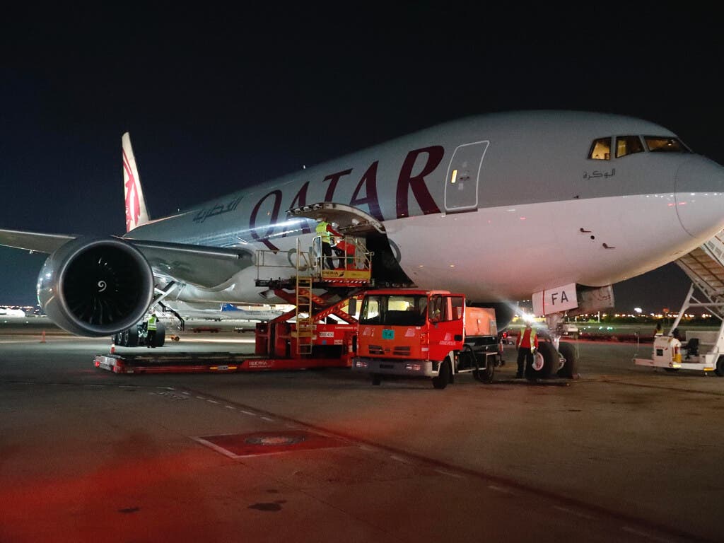 Aterriza en Madrid un sexto avión de Ayuso con 56 toneladas de material sanitario