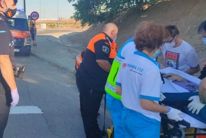 Herida la conductora de un patinete eléctrico en San Fernando de Henares