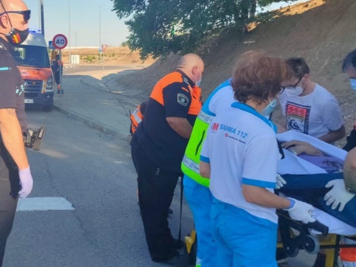 Herida la conductora de un patinete eléctrico en San Fernando de Henares