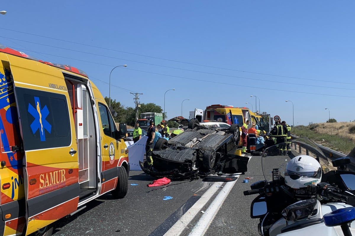 Fallece una mujer de 93 años en un accidente de tráfico en la A4