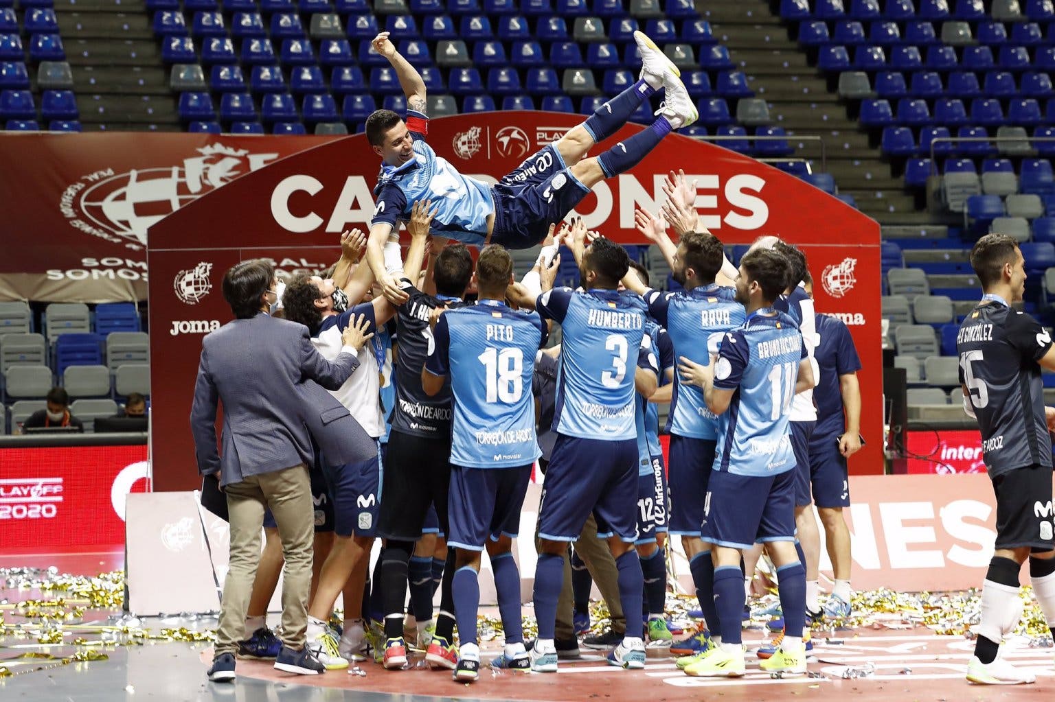 El Movistar Inter de Torrejón de Ardoz se proclama campeón de Liga
