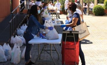 Las iglesias evangélicas de Torrejón de Ardoz recogieron alimentos para ayudar a 400 familias
