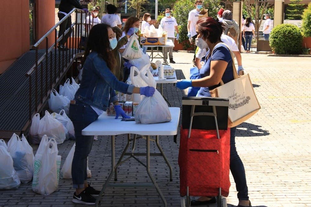 Las iglesias evangélicas de Torrejón de Ardoz recogieron alimentos para ayudar a 400 familias