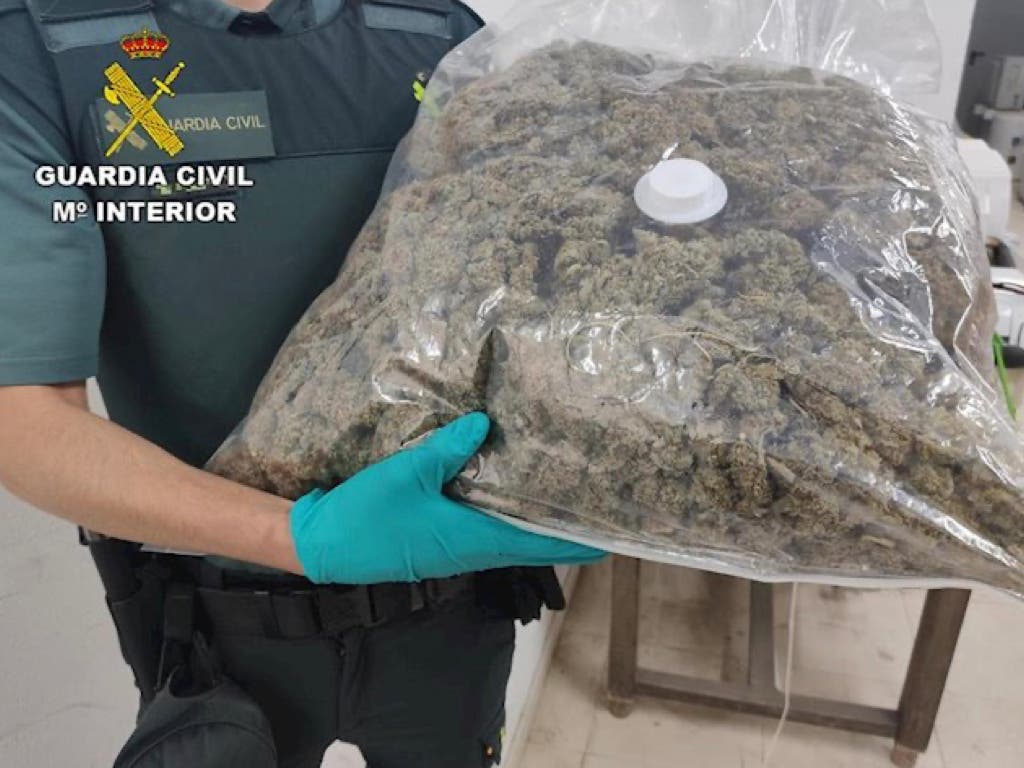 Detenido en Guadalajara tras una persecución: llevaba más de 8 kilos de marihuana