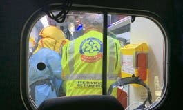 Herido muy grave al caer desde el techo de la estación de Atocha sobre la catenaria