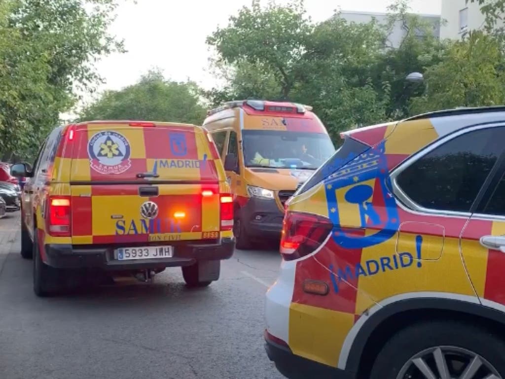 Herido un niño de cuatro años al caer por la ventana de un cuarto piso en Madrid