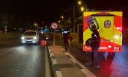 Herido grave un joven de 22 años tras un accidente de moto en Madrid