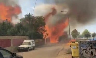 Investigan si el incendio de Eurovillas fue provocado por okupas 