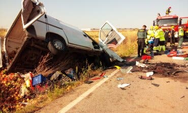 Un muerto y un herido grave en un accidente entre Cabanillas y Alovera