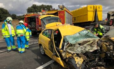 Tres heridos graves en tres accidentes de tráfico en la Comunidad de Madrid 