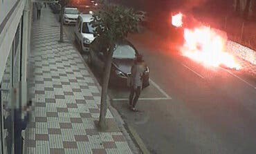 Detenido un pirómano de 50 años que quemó 28 contenedores en Guadalajara