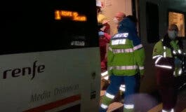 Un descarrilamiento y otras incidencias por las fuertes lluvias que continúan hoy en Madrid
