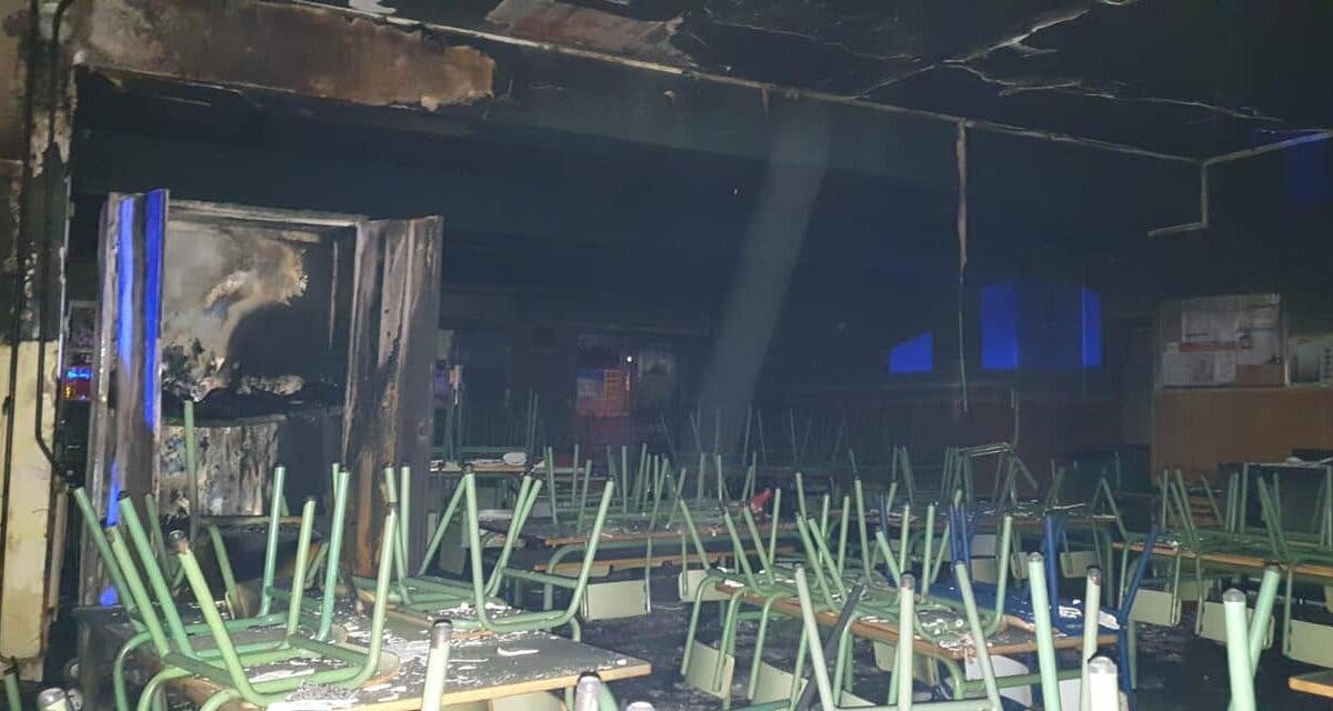 Un colegio de Mejorada del Campo sufre un robo y un incendio