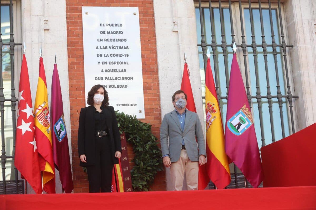Madrid rinde homenaje a las víctimas del coronavirus que murieron en soledad