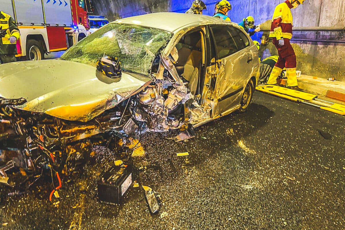 Cinco heridos en tres accidentes de tráfico en la Comunidad de Madrid