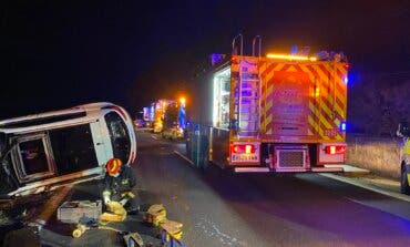 Cuatro heridos, uno crítico, en un accidente en Alcalá de Henares